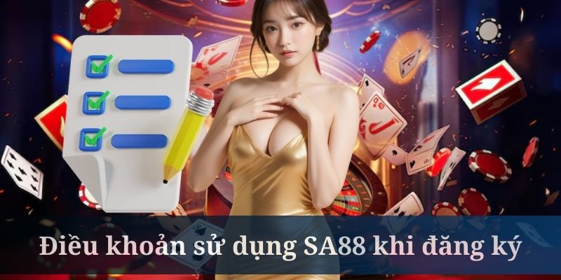 Điều khoản sử dụng khi đăng ký phải đạt đủ 18 tuổi trở lên